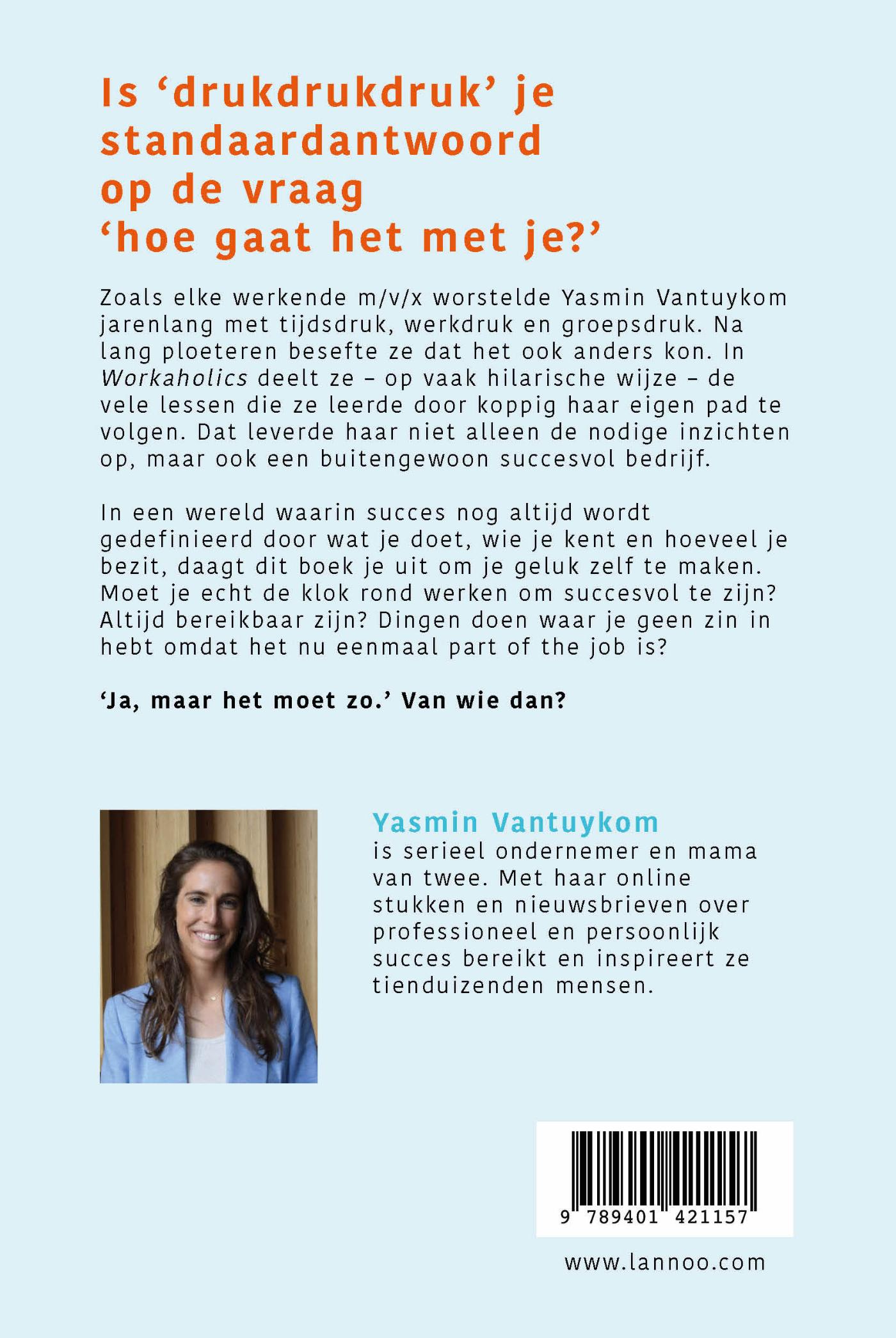Achterkant van Workaholics