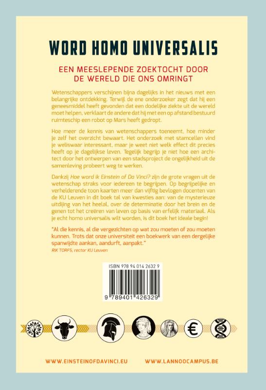 Achterkant van Hoe word ik Einstein of Da Vinci?