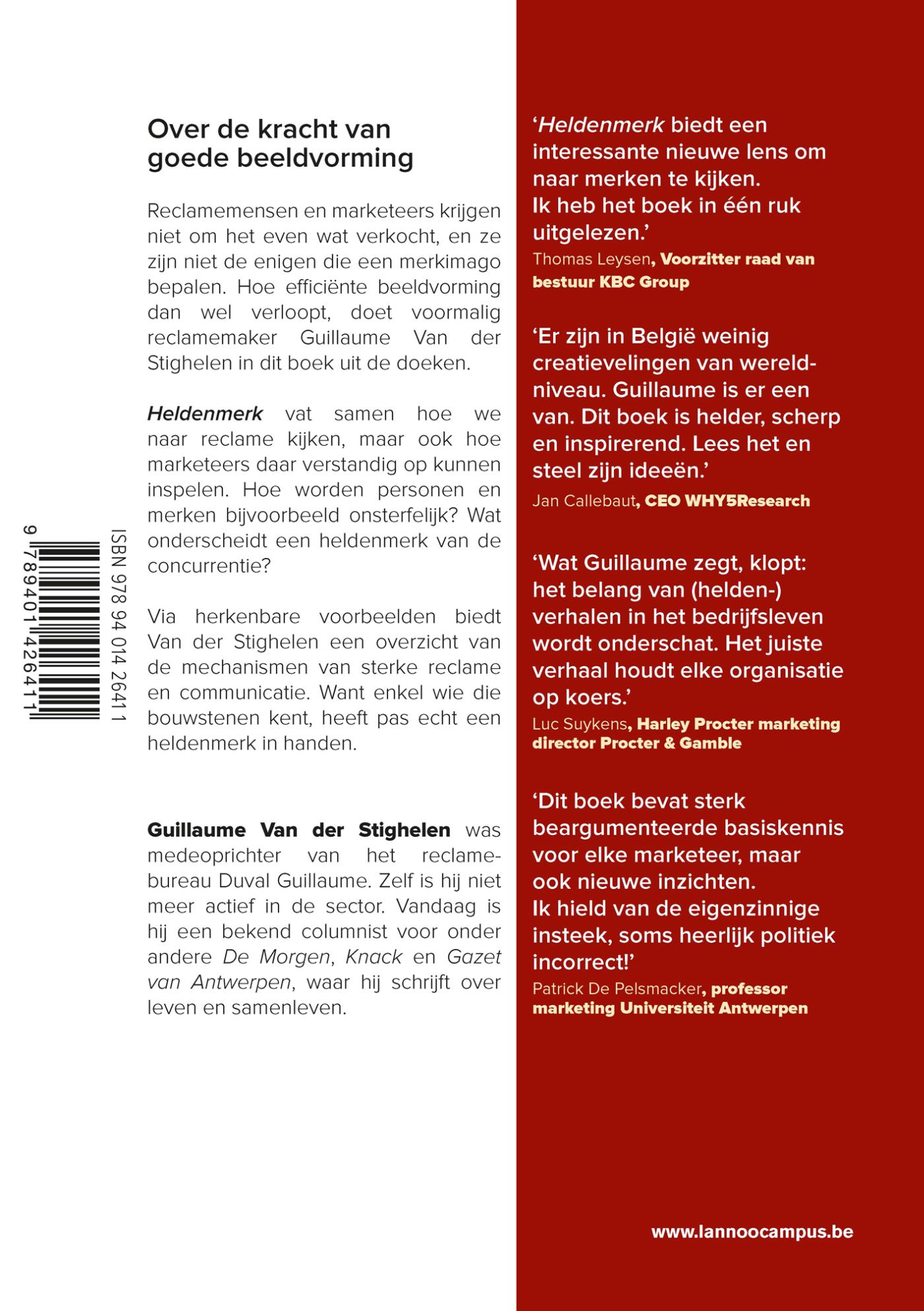Achterkant van Heldenmerk
