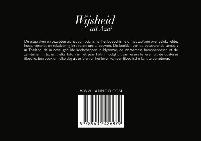 Achterkant van Wijsheid uit Azië