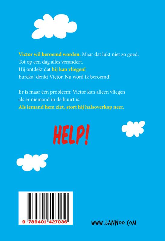 Achterkant van Ik vlieg!