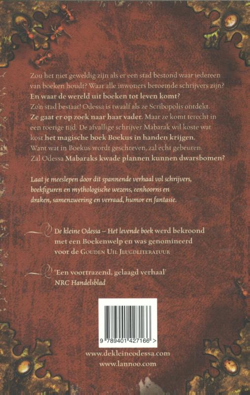 Achterkant van Het levende boek