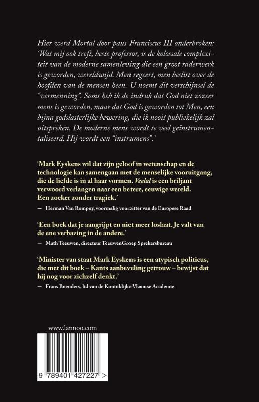 Achterkant van Veelal