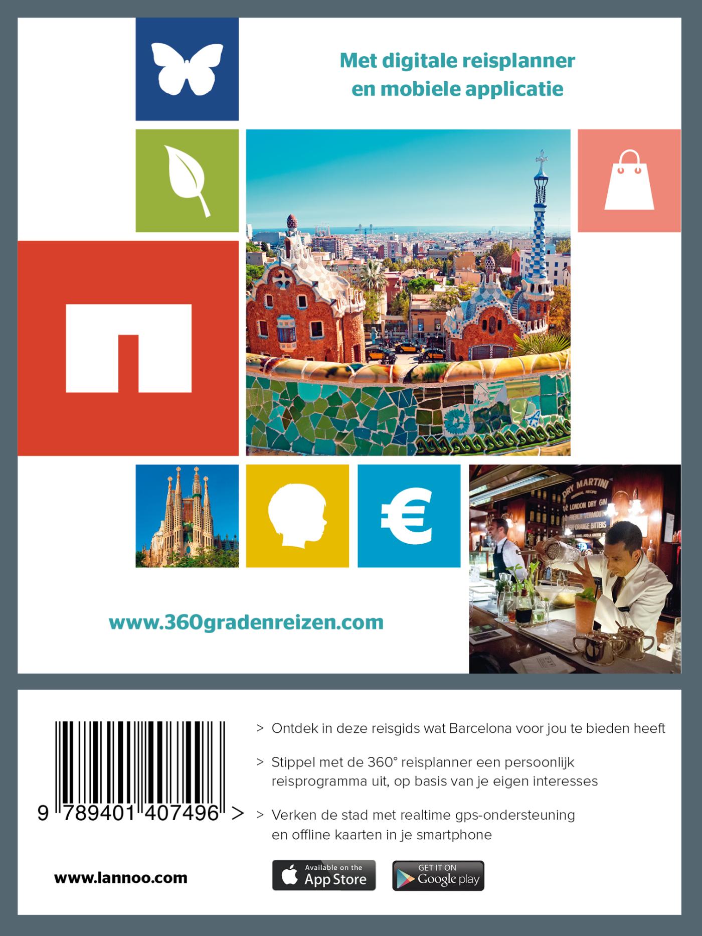 Achterkant van 360° Barcelona (E-boek - ePub formaat)