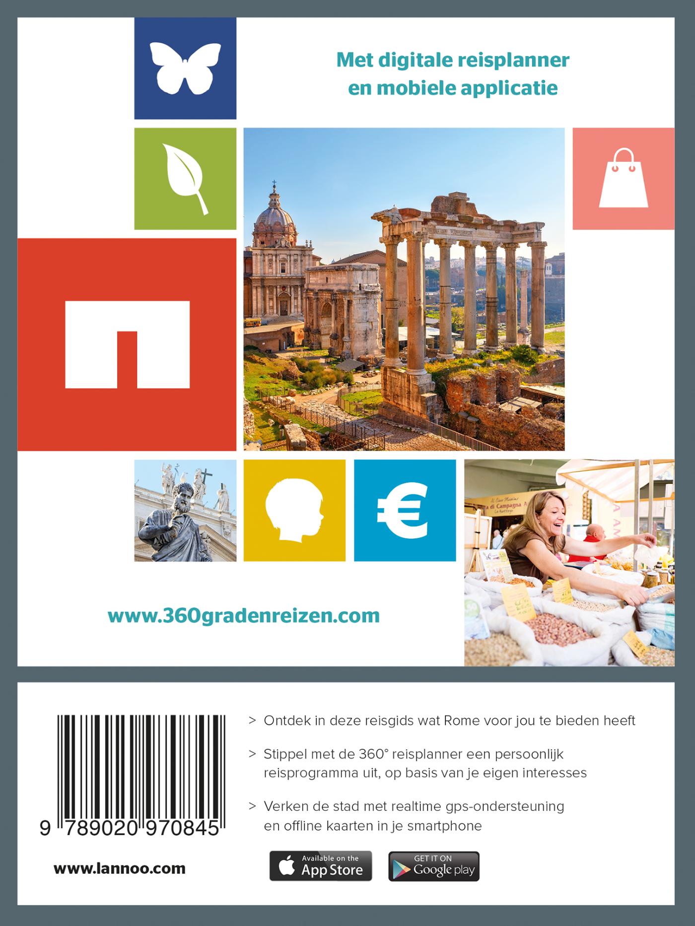 Achterkant van 360° Rome (E-boek - ePub formaat)