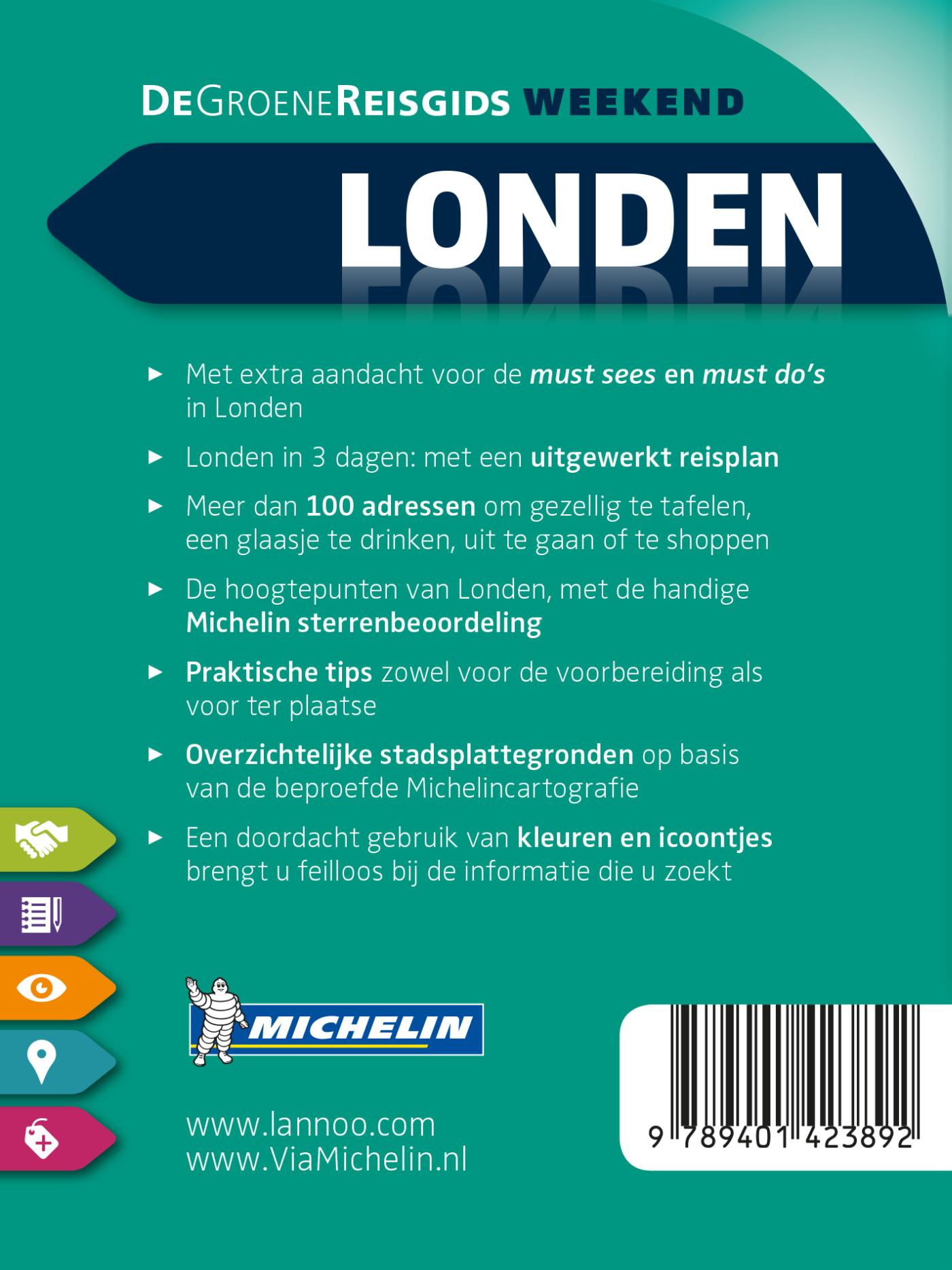 Achterkant van De Groene Reisgids Weekend - Londen (E-boek - ePub formaat)