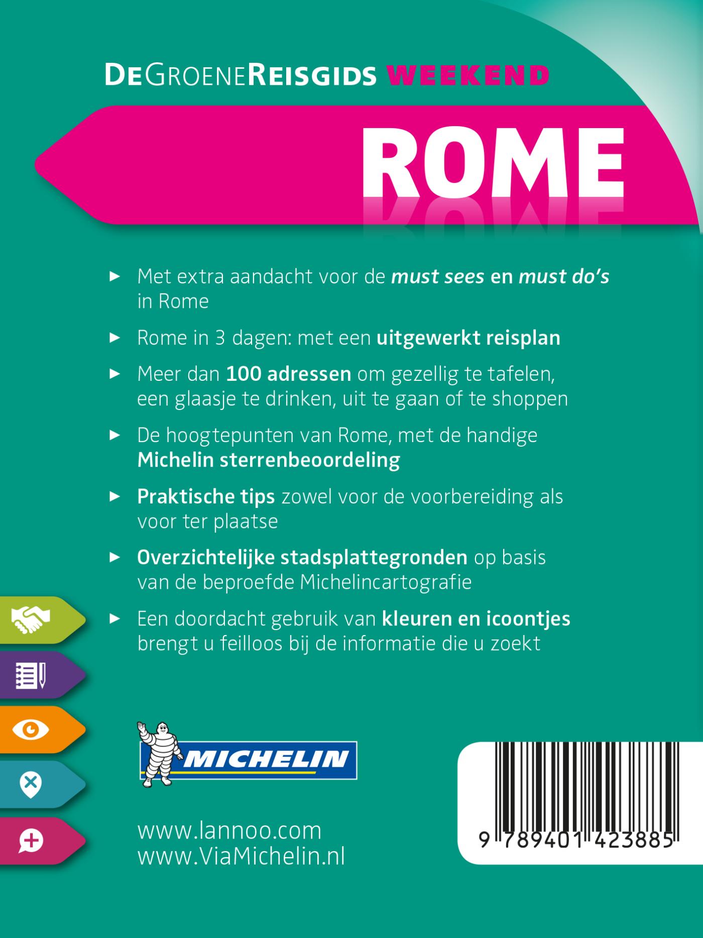 Achterkant van De Groene Reisgids Weekend - Rome (E-boek - ePub formaat)
