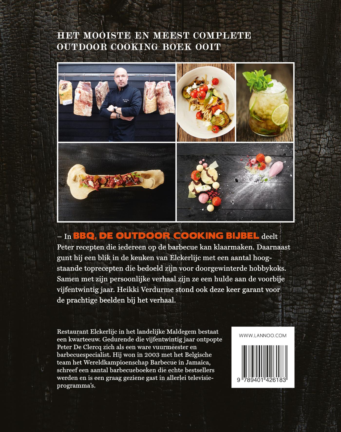 Achterkant van BBQ - De outdoor cooking bijbel