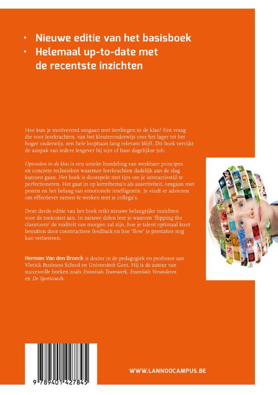 Achterkant van Opvoeden in de klas