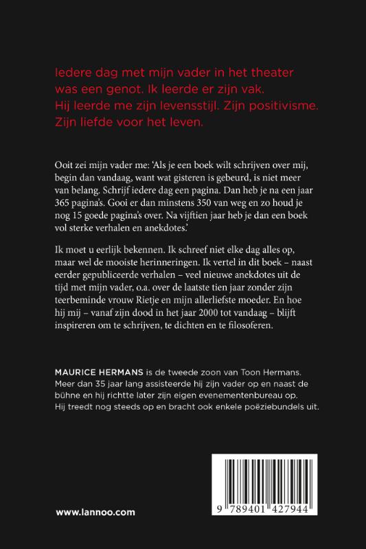 Achterkant van Altijd zal ik van je houden
