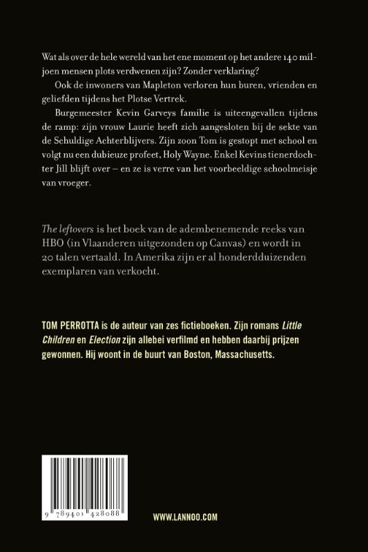 Achterkant van The leftovers