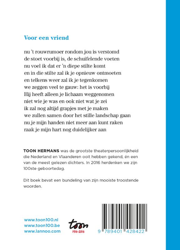 Achterkant van In de stilte zal ik je opnieuw ontmoeten