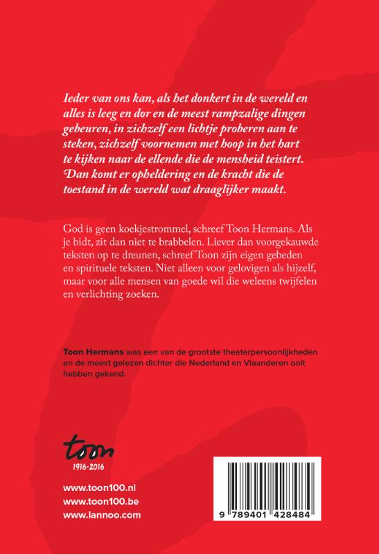 Achterkant van Nieuw gebedenboek