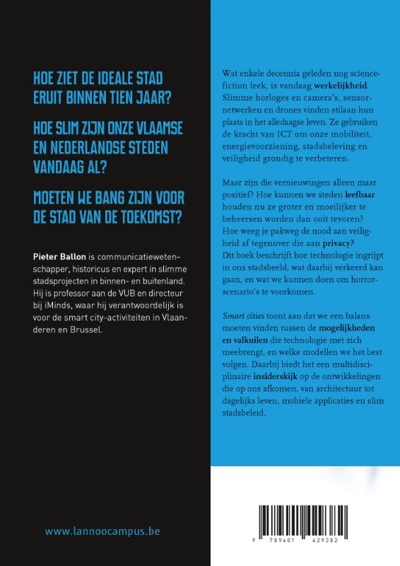 Achterkant van Smart cities