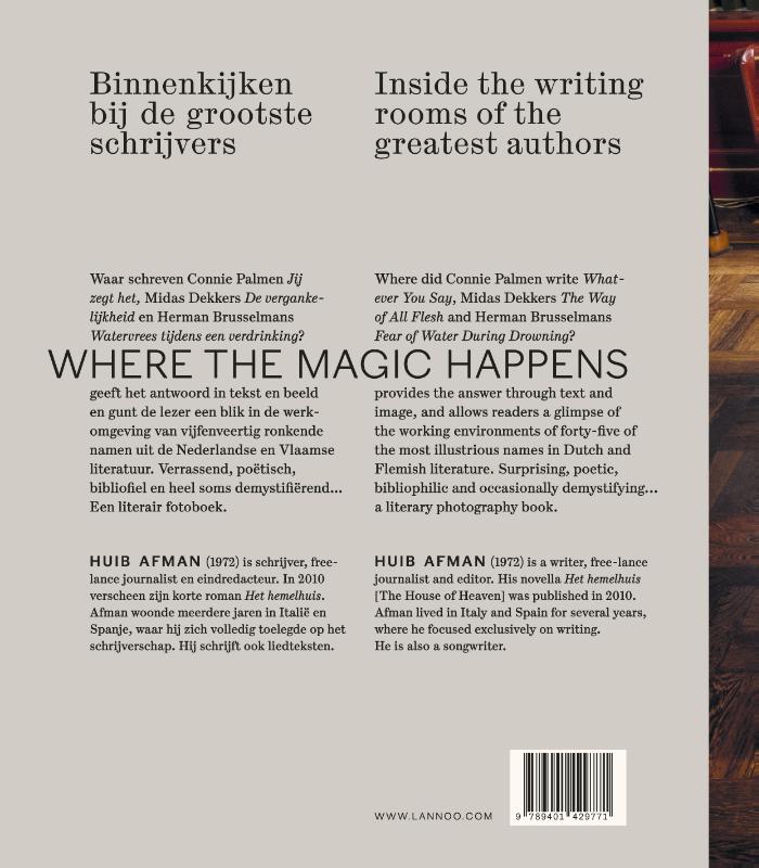 Achterkant van Where the magic happens