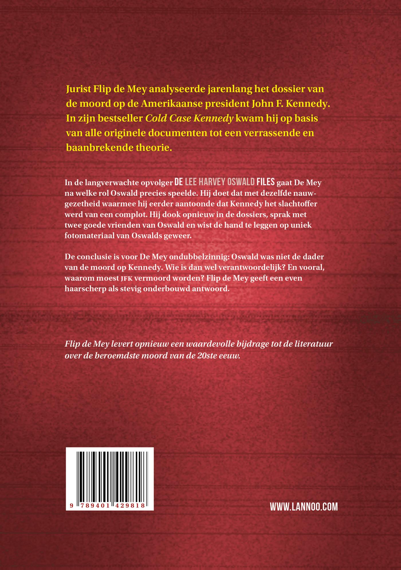 Achterkant van De Lee Harvey Oswald-files
