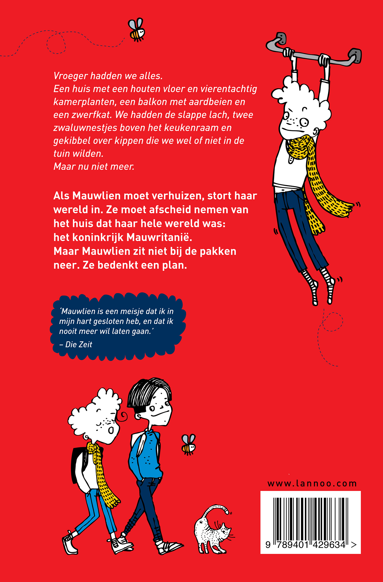 Achterkant van Ongelooflijke avonturen van de miraculeuze Mauwlien