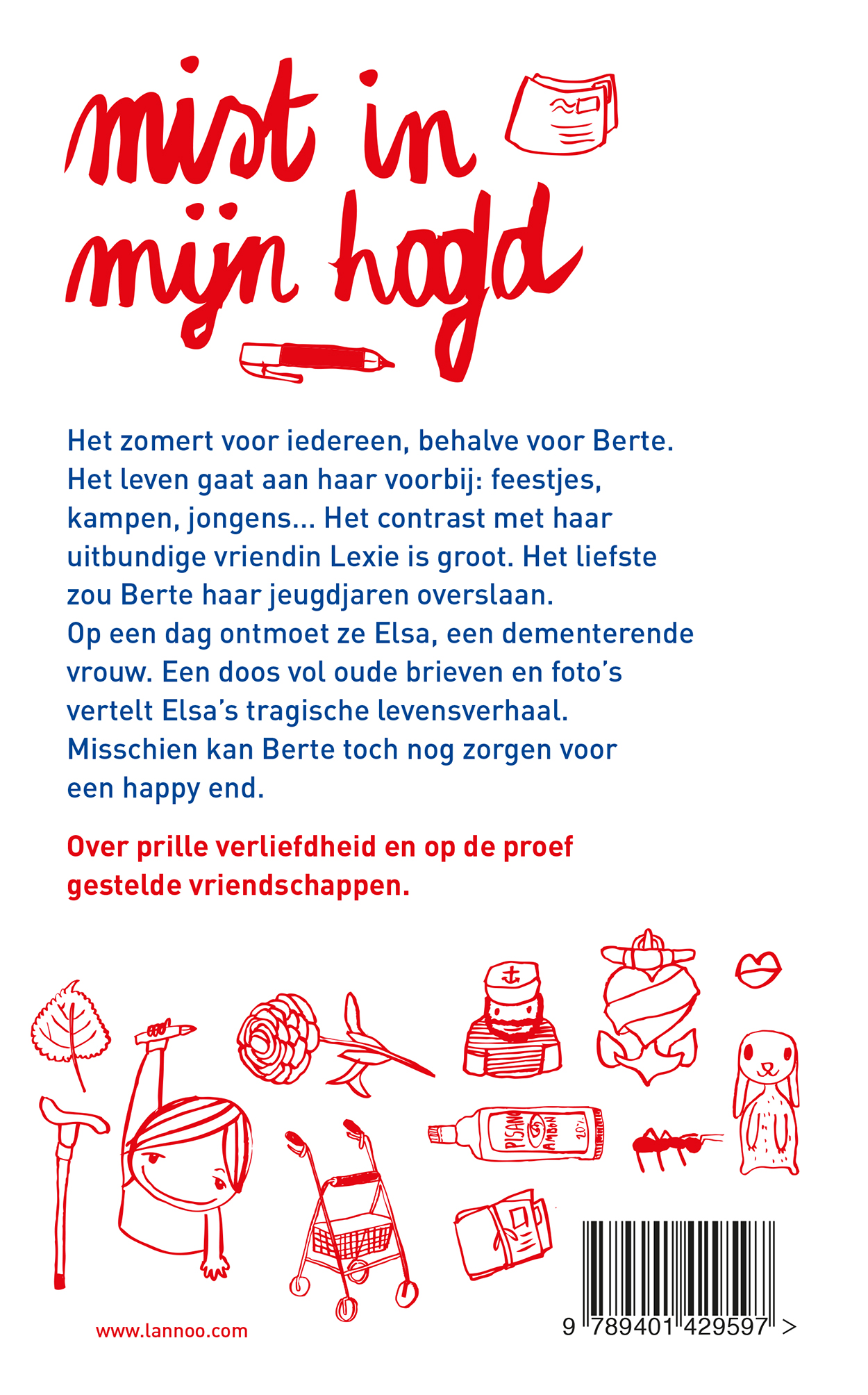 Achterkant van Mist in mijn hoofd