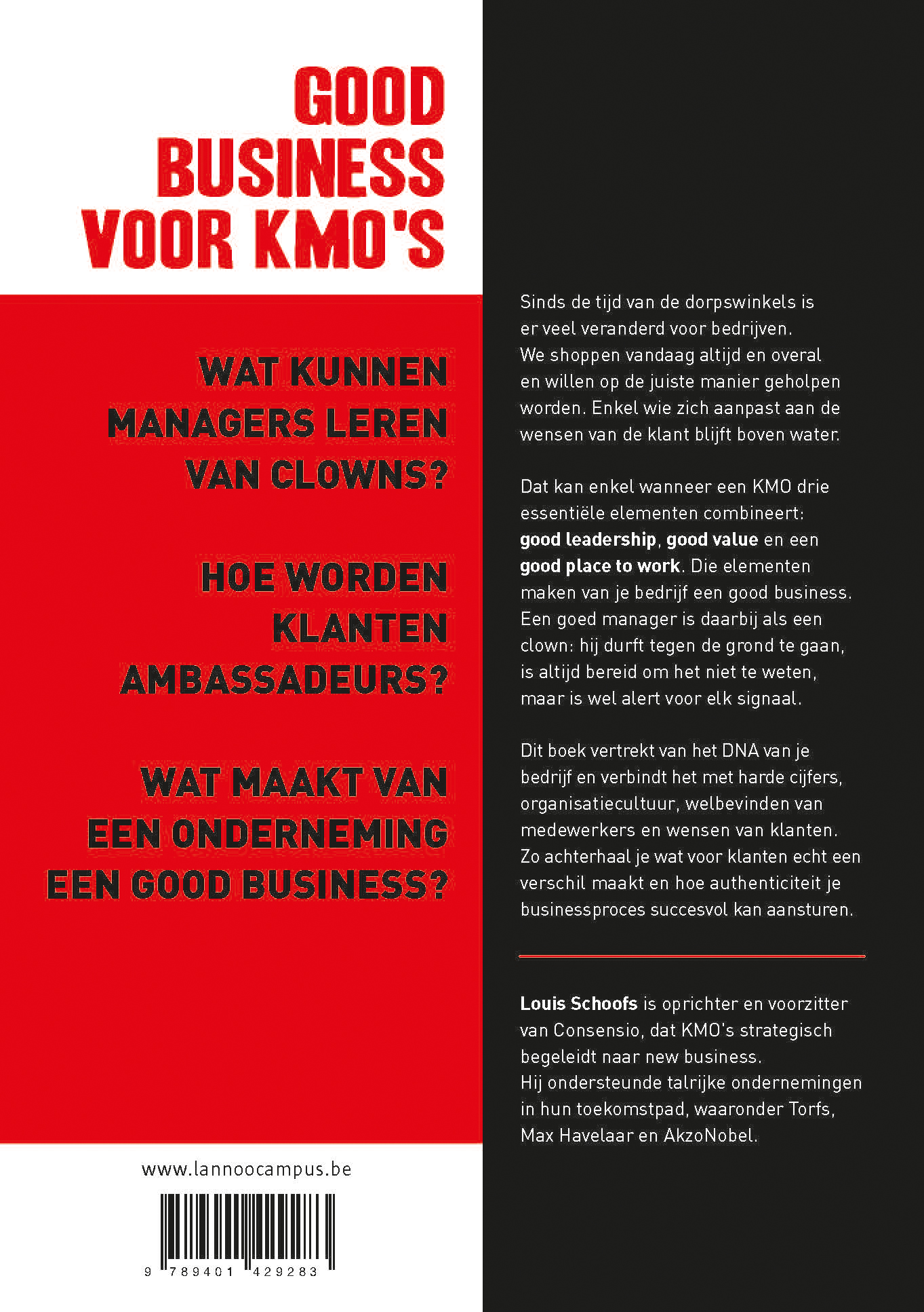 Achterkant van Good business voor KMO's (E-boek)