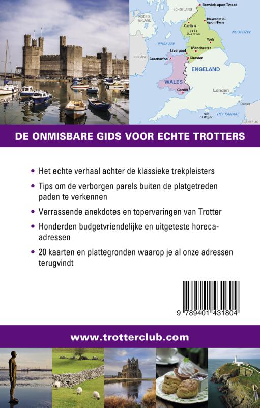 Achterkant van Noord-Engeland Wales