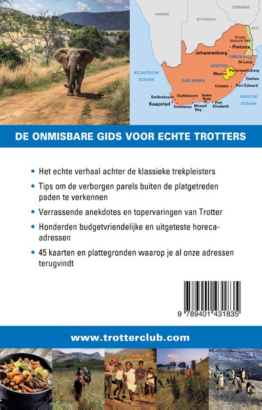Achterkant van Zuid-Afrika