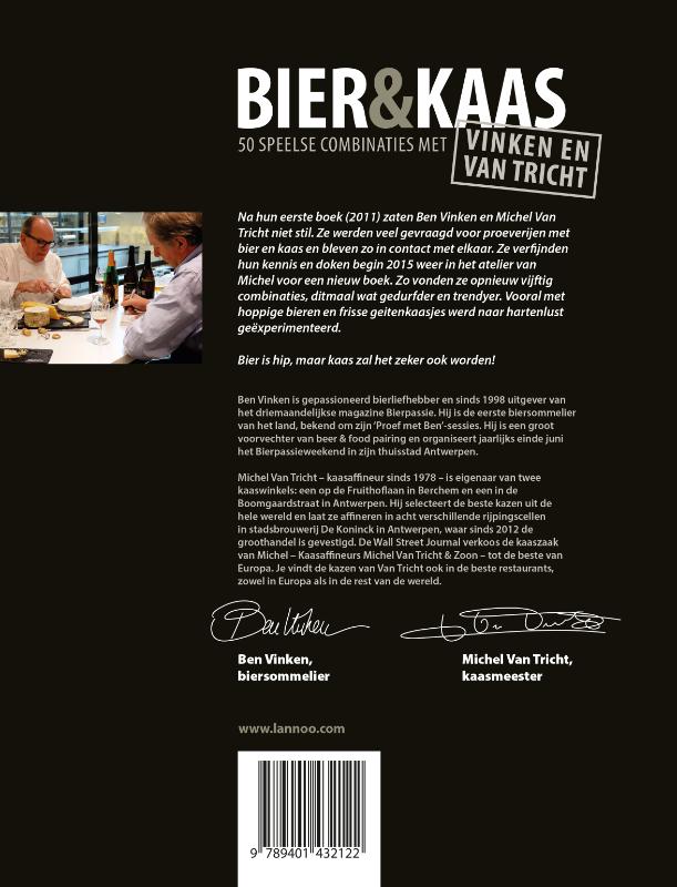 Achterkant van Bier & Kaas