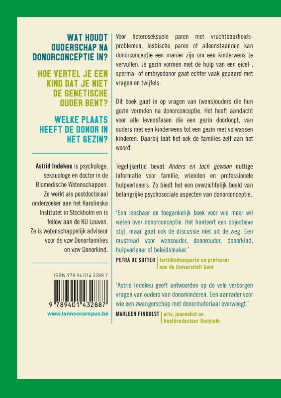 Achterkant van Anders en toch gewoon