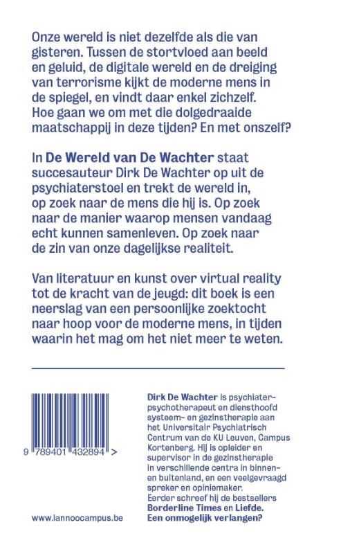 Achterkant van De wereld van De Wachter