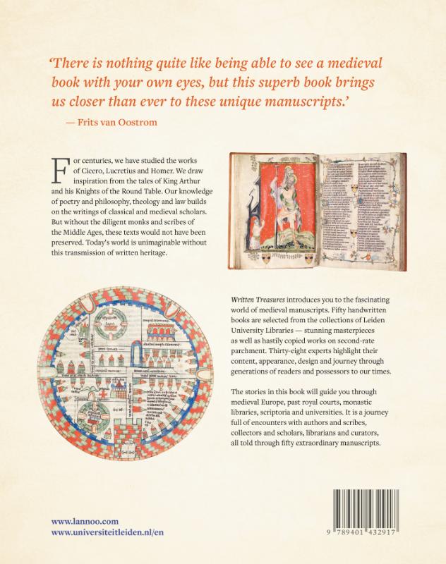 Achterkant van Written Treasures