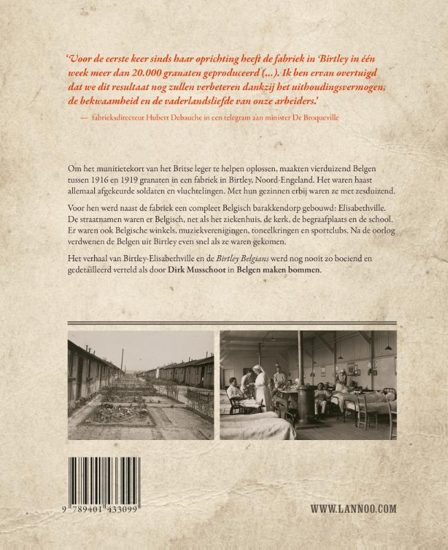 Achterkant van Belgen maken bommen
