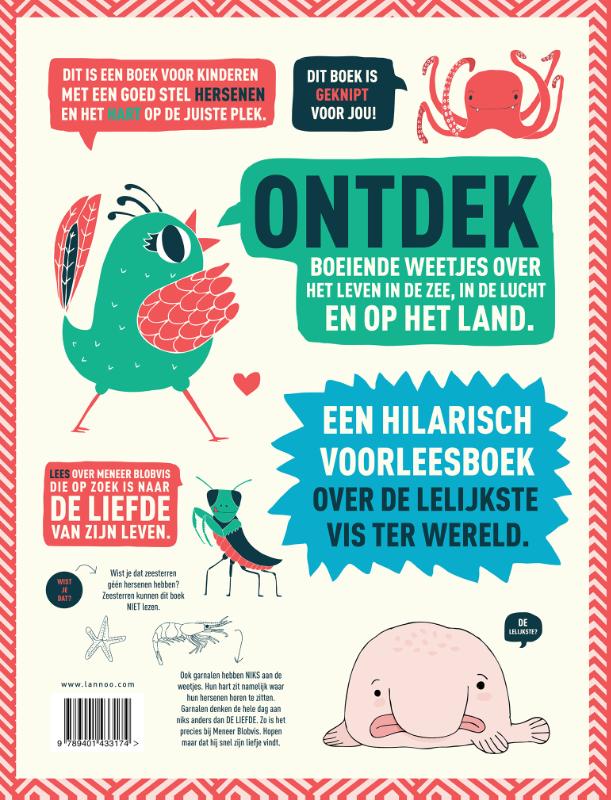 Achterkant van Meneer Blobvis zkt een liefje