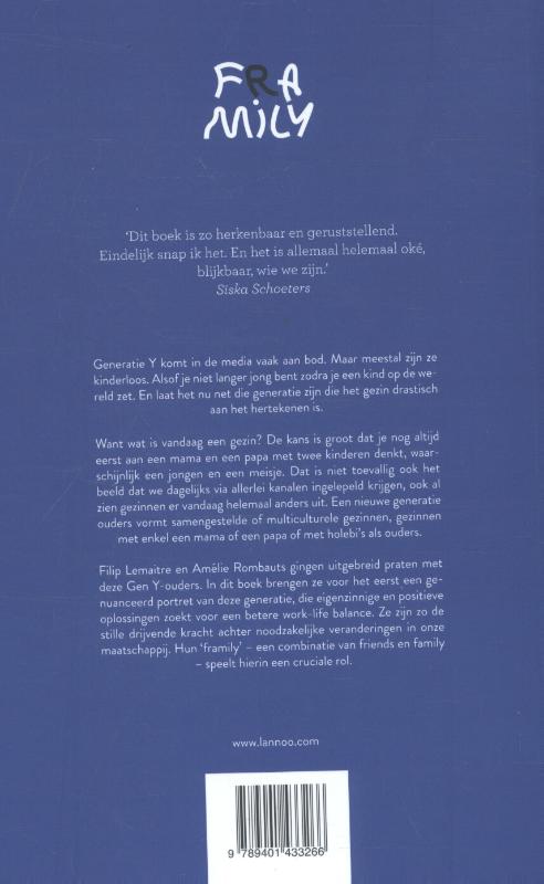 Achterkant van Framily