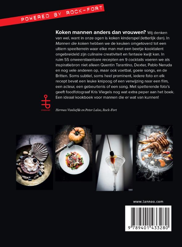 Achterkant van Mannen die koken
