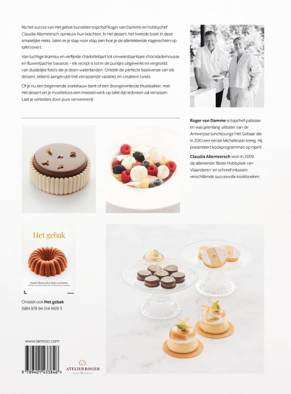 Achterkant van Het dessert