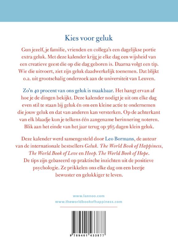 Achterkant van Een jaar vol geluk 2017