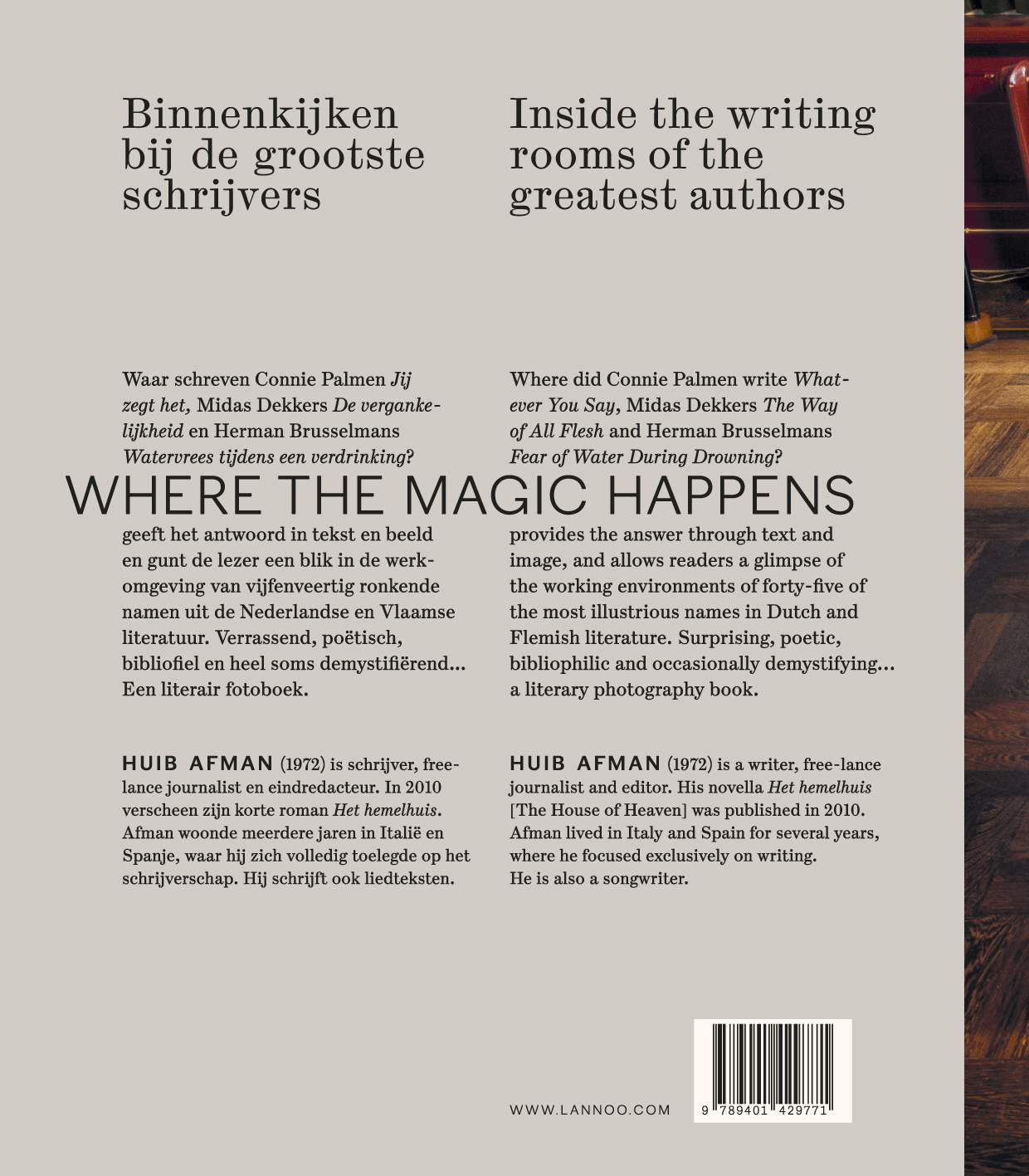 Achterkant van Where the magic happens