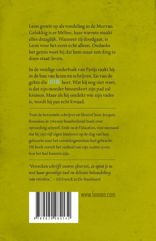 Achterkant van Ik denk dat het liefde was