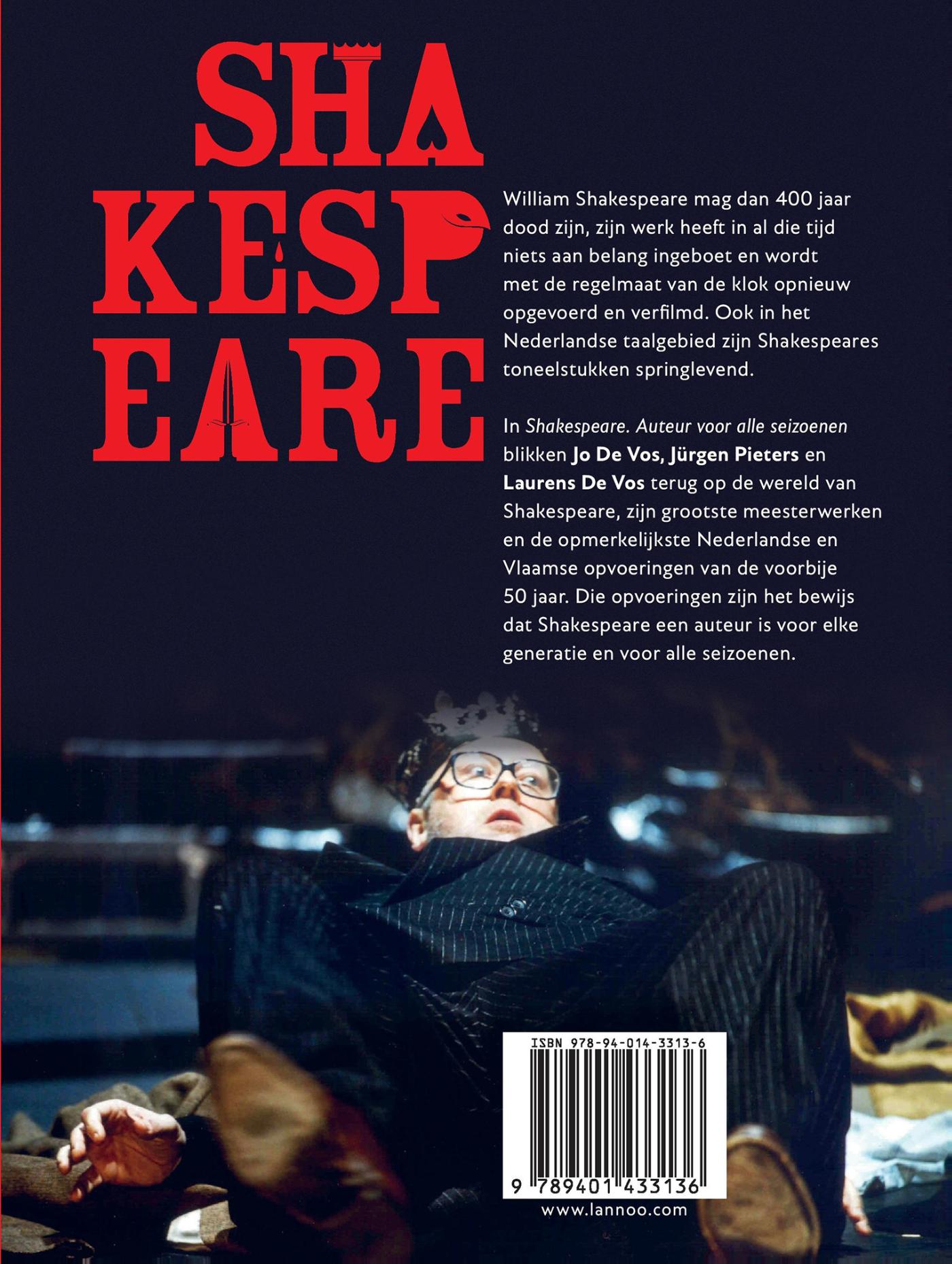 Achterkant van Shakespeare - Auteur voor alle seizoenen