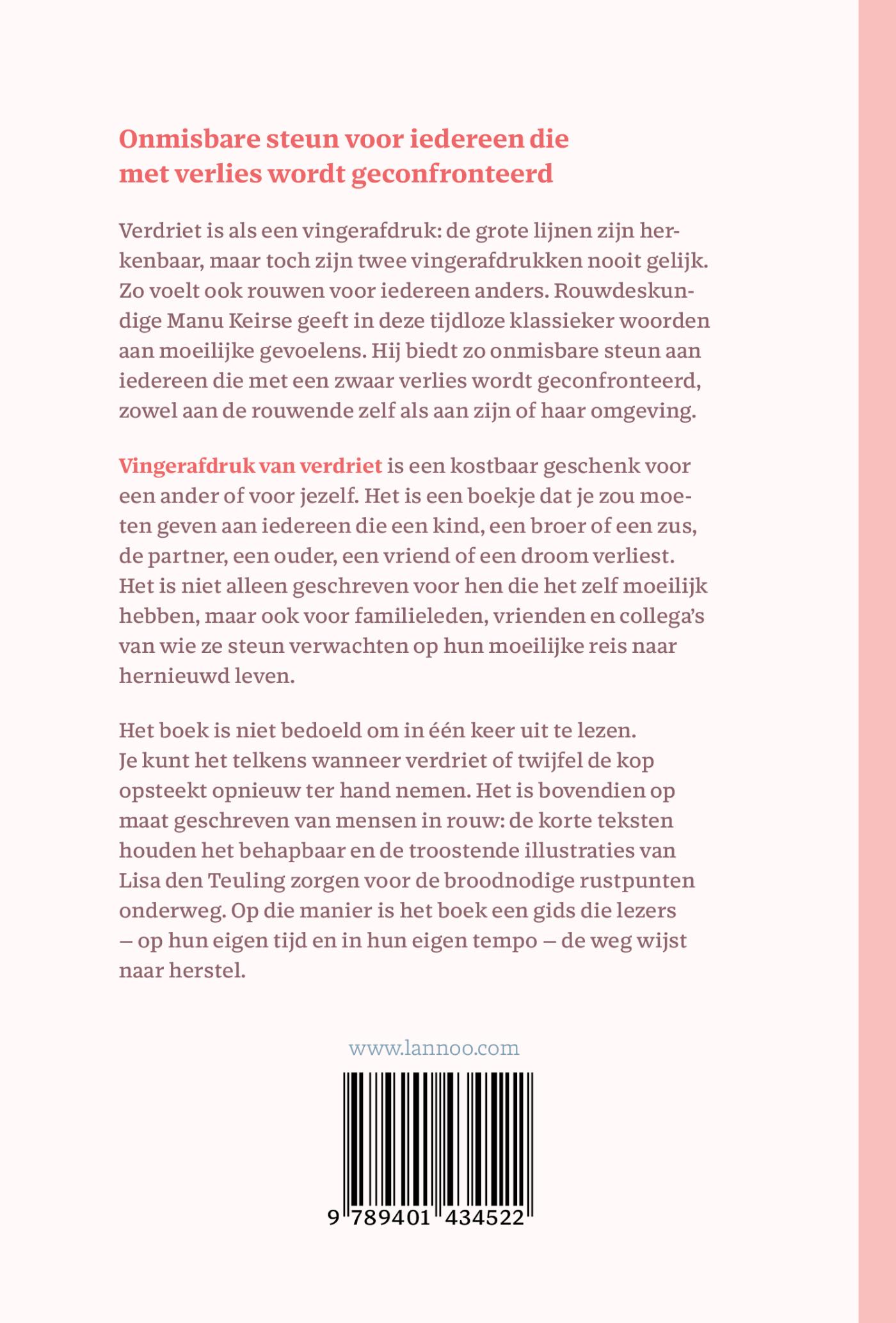 Achterkant van Vingerafdruk van verdriet
