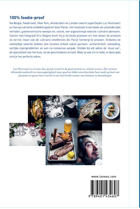 Achterkant van Must eat Parijs