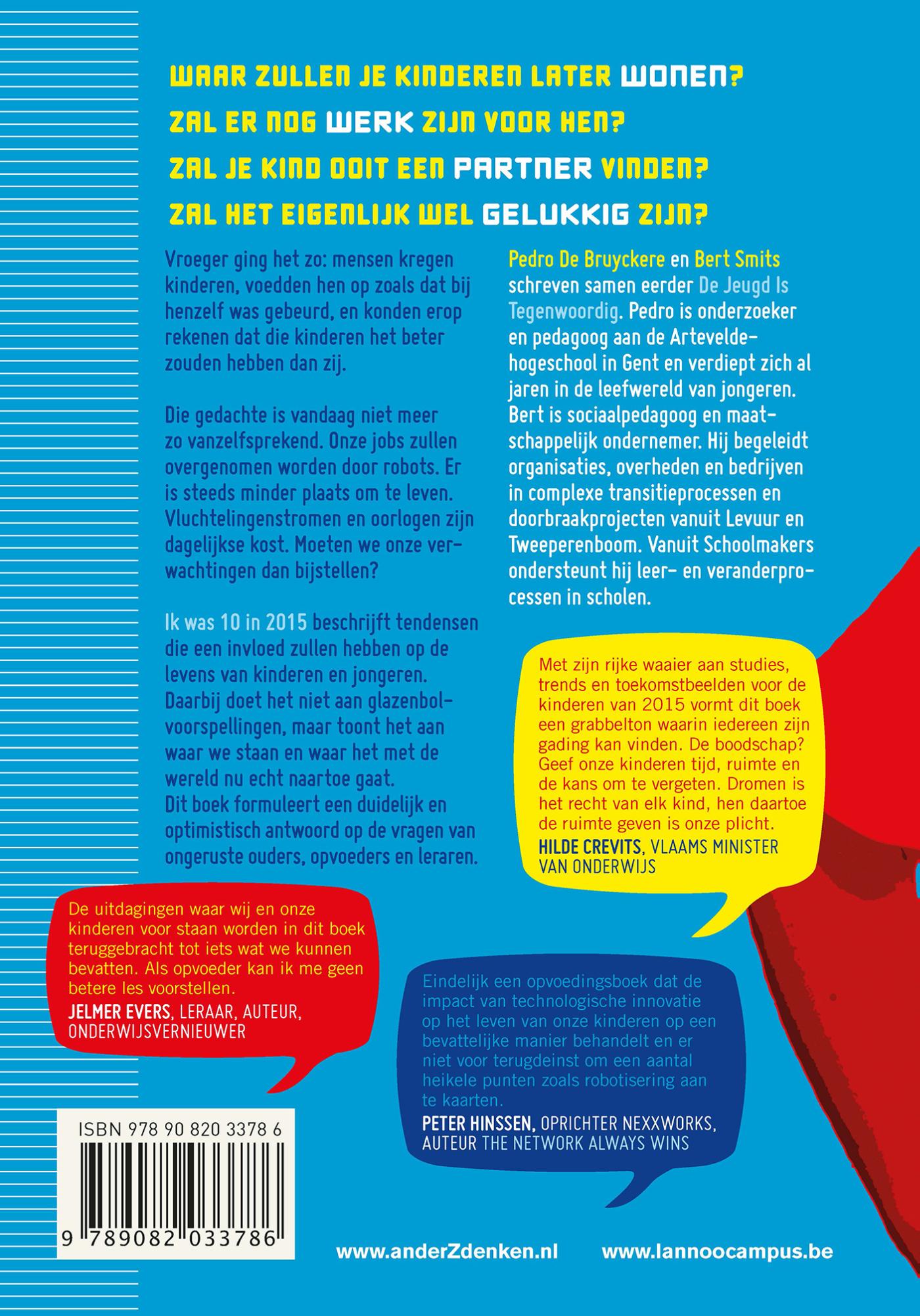 Achterkant van Ik was 10 in 2015