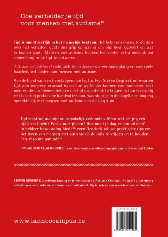 Achterkant van Autisme en tijdsbesef