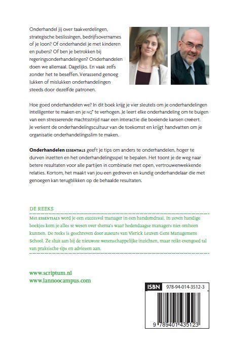 Achterkant van Onderhandelen