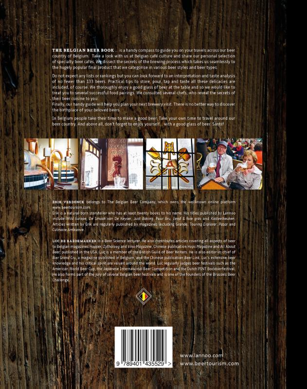 Achterkant van The Belgian beer Book