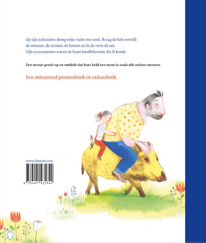 Achterkant van Toen mijn vader een reus was
