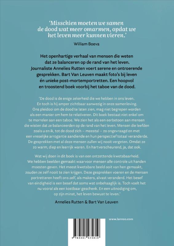 Achterkant van Ik heb geleefd