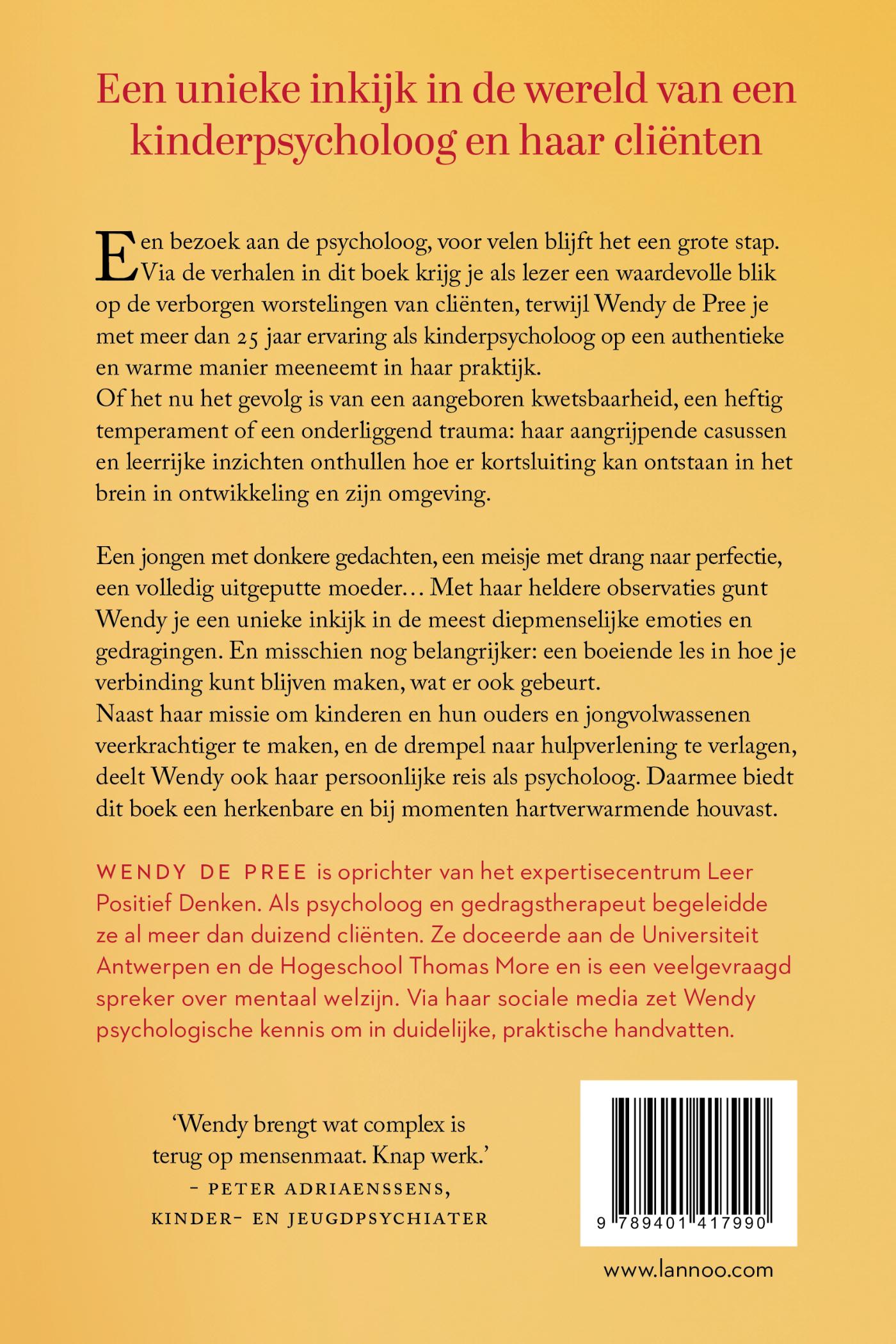 Achterkant van Dagboek van een kinderpsycholoog
