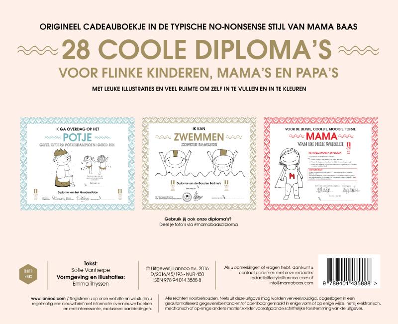 Achterkant van Het grote diplomaboek