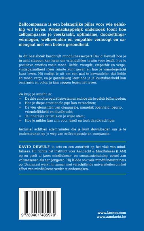 Achterkant van De weg van zelfcompassie