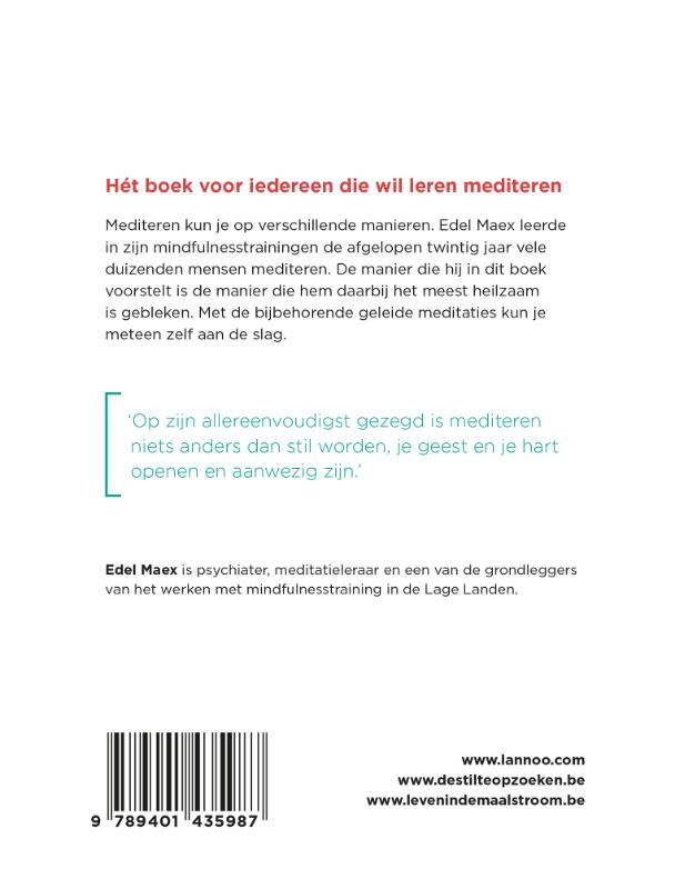 Achterkant van Leren mediteren